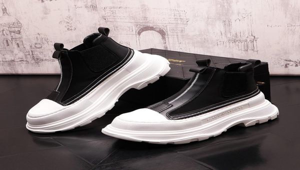 men039s fashion leather boots autumn new thicksoled lightweight high boots hightrend casual white chelsea loafers5570861, Black
men039s fashion leather boots autumn new thicksoled lightweight high boots hightrend casual white chelsea loafers5570861, Black