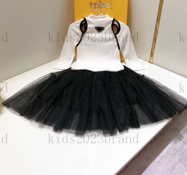 2023 high end children long dress sets girls mesh panel pleated skirt with black t shirts two pieces sets fashion kids sports dresses long s, Red;yellow
2023 high end children long dress sets girls mesh panel pleated skirt with black t shirts two pieces sets fashion kids sports dresses long s, Red;yellow