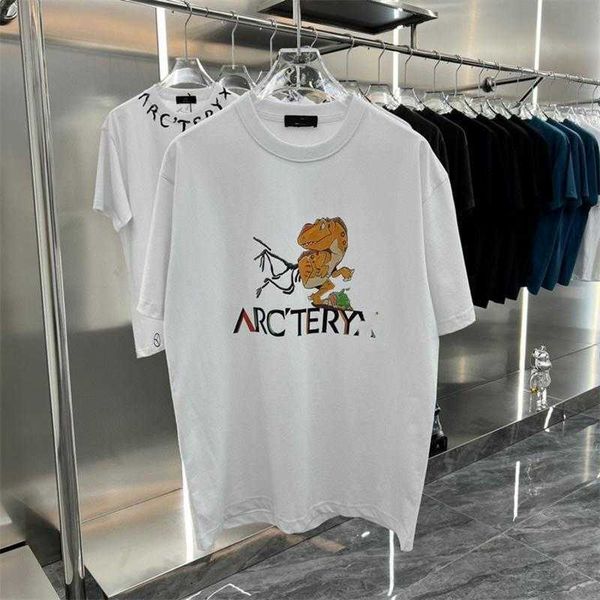 arc t shirt for men arcterxy tees correct 2023 summer new fashion dinosaur print short sleeve t shirt loose cotton men's and women', White;black
arc t shirt for men arcterxy tees correct 2023 summer new fashion dinosaur print short sleeve t shirt loose cotton men's and women', White;black