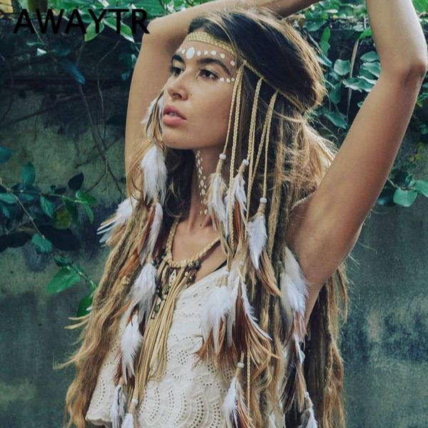 headbands awaytr boho feather headband headdress fashion adjust feather headbands hairband ladies hair accessories for festival party 230323, Silver
headbands awaytr boho feather headband headdress fashion adjust feather headbands hairband ladies hair accessories for festival party 230323, Silver