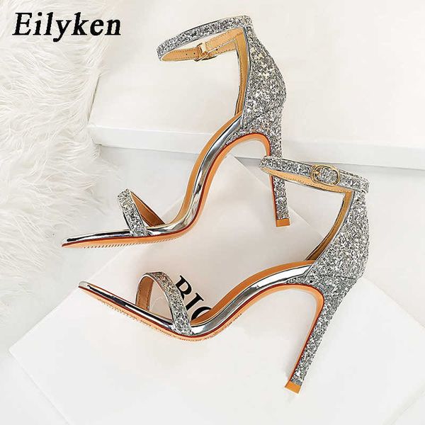 silver champagne high heels peep toe sandals women buckle strap gladiator stiletto wedding rhine stone shoes 230306, Black
silver champagne high heels peep toe sandals women buckle strap gladiator stiletto wedding rhine stone shoes 230306, Black