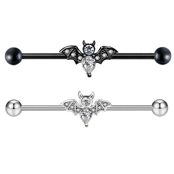 14g industrial barbell 316l stainless steel dragon claw natural stone industrial barbell piercing jewelry cartilage earrings, Silver
14g industrial barbell 316l stainless steel dragon claw natural stone industrial barbell piercing jewelry cartilage earrings, Silver