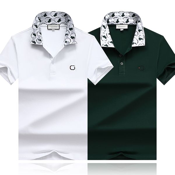 designer mens polos gg luxury european paris alphabet pattern polo collar short sleeve men t shirt fashion cotton classic comfortable casual, White;black
designer mens polos gg luxury european paris alphabet pattern polo collar short sleeve men t shirt fashion cotton classic comfortable casual, White;black