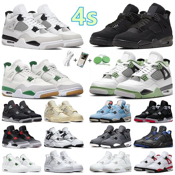 4 4s mens basketball shoes sail seafoam black cat university blue seafoam pine green military black metallic green denim men women trainers
4 4s mens basketball shoes sail seafoam black cat university blue seafoam pine green military black metallic green denim men women trainers
