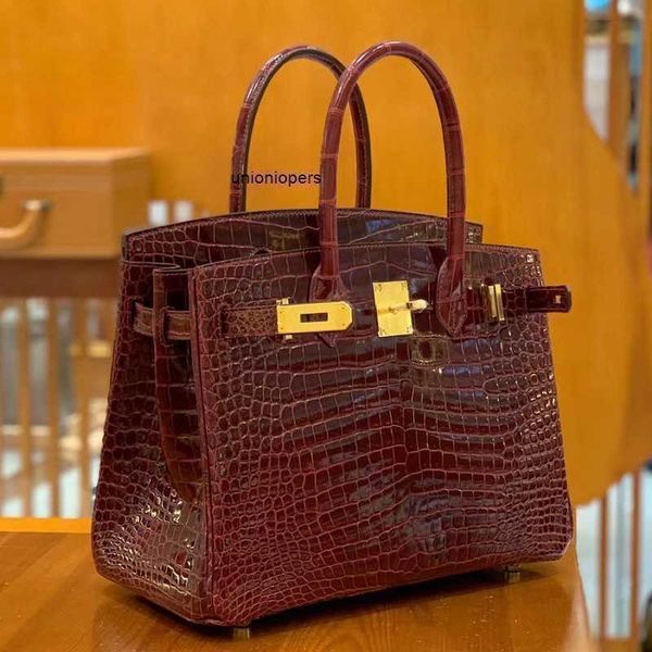 birkin bags hand sewn handbag women's luxury inverted v bay crocodile leather high gloss 30 wine red large capacity ayw
birkin bags hand sewn handbag women's luxury inverted v bay crocodile leather high gloss 30 wine red large capacity ayw