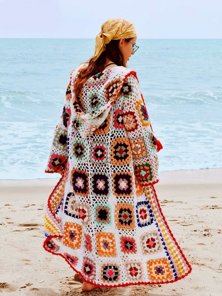 women's knits tees gypsylady vintage handmade kintted sweater cardigan multicolor crochet hooded women winter long outerwear coat 23032, White
women's knits tees gypsylady vintage handmade kintted sweater cardigan multicolor crochet hooded women winter long outerwear coat 23032, White