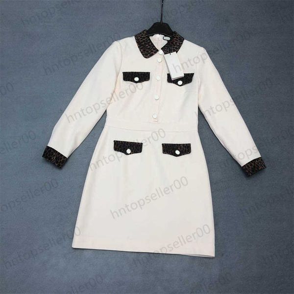 women casual dresses white spring autumn fashion loose classic slim fit custom hardware double g button panel leopard print waist retraction, Black;gray
women casual dresses white spring autumn fashion loose classic slim fit custom hardware double g button panel leopard print waist retraction, Black;gray
