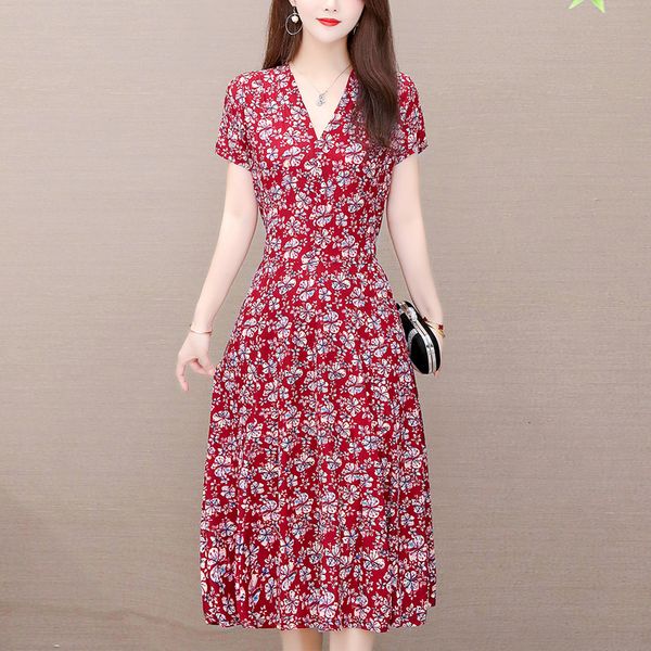 ethnic clothing fashion summer dresses for women v neck plus size woman cothing loose short sleeve print dresses 230324, Red
ethnic clothing fashion summer dresses for women v neck plus size woman cothing loose short sleeve print dresses 230324, Red