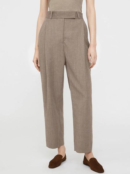 women's pants s casual pant's high waist office wear suit lady pleated draping straight long trousers 230323, Black;white
women's pants s casual pant's high waist office wear suit lady pleated draping straight long trousers 230323, Black;white