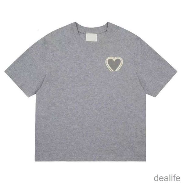 mens t shirt shirts for men designer short sleeve amis embroidered red heart solid color big love round neck tees 0k07, White;black
mens t shirt shirts for men designer short sleeve amis embroidered red heart solid color big love round neck tees 0k07, White;black