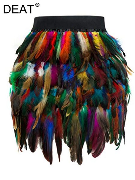 skirts deat fashion luxury feather patchwork irregular skirt women temperament slim high waist skirts female autumn 11p01026 230324, Black
skirts deat fashion luxury feather patchwork irregular skirt women temperament slim high waist skirts female autumn 11p01026 230324, Black
