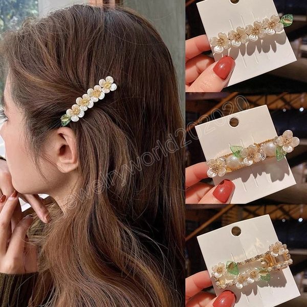 fashion flowers and leaves hairpins for women girls imitation pearl barrettes ornaments side bangs clip party headwear gifts, Golden;silver
fashion flowers and leaves hairpins for women girls imitation pearl barrettes ornaments side bangs clip party headwear gifts, Golden;silver