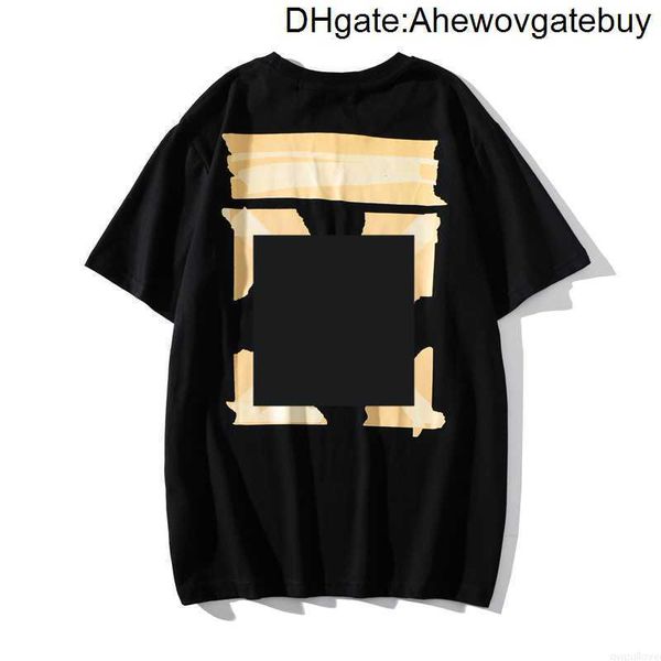 men's t shirts t shirts off offs white yellow warning strip printing student couple loose short t shirt fashion printed x the back, White;black
men's t shirts t shirts off offs white yellow warning strip printing student couple loose short t shirt fashion printed x the back, White;black
