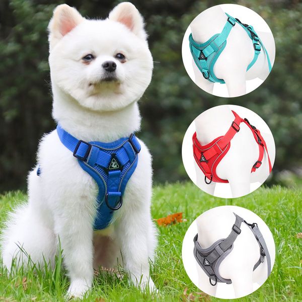 No Pull Pet Harness Dog Harness Adjustable Outdoor Pet Vest 3M Reflective Oxford Material Vest with Leash Dogs Easy Control for Medium Large Dogs
No Pull Pet Harness Dog Harness Adjustable Outdoor Pet Vest 3M Reflective Oxford Material Vest with Leash Dogs Easy Control for Medium Large Dogs