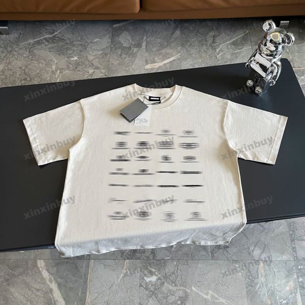 xinxinbuy men designer tee t shirt 23ss paris letter fabric jacquard letter short sleeve cotton women black white blue apricot xs-2xl, Black;brown
xinxinbuy men designer tee t shirt 23ss paris letter fabric jacquard letter short sleeve cotton women black white blue apricot xs-2xl, Black;brown