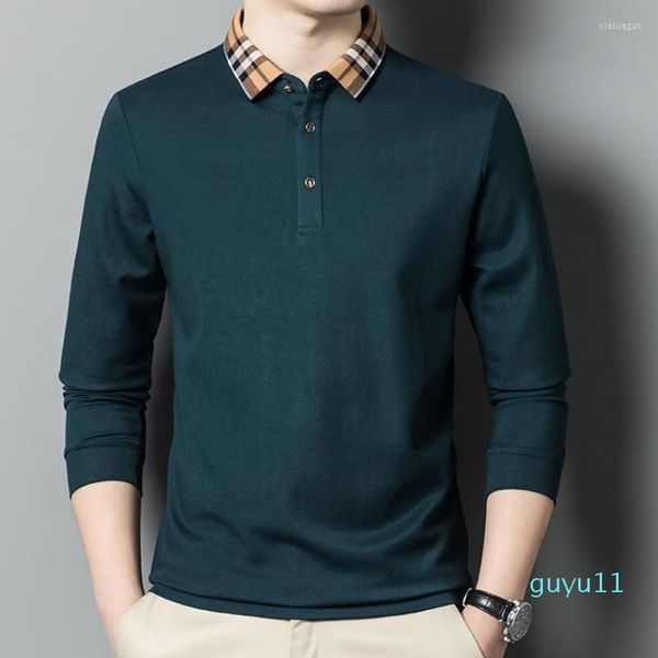 men's polos minglu cotton men's polo shirts spring autumn long sleeve solid color male, White;black
men's polos minglu cotton men's polo shirts spring autumn long sleeve solid color male, White;black