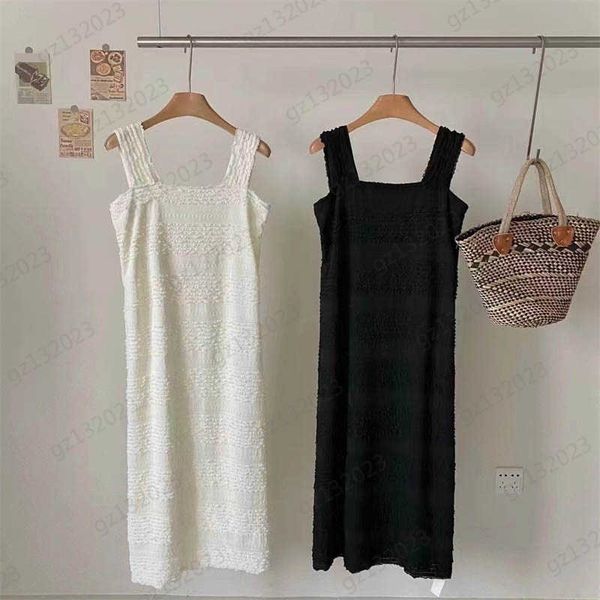 brand dresses lace embellishments solid color sleeveless sundress dress square collar straight version french casual maxiskit summer dresses, Black;gray
brand dresses lace embellishments solid color sleeveless sundress dress square collar straight version french casual maxiskit summer dresses, Black;gray