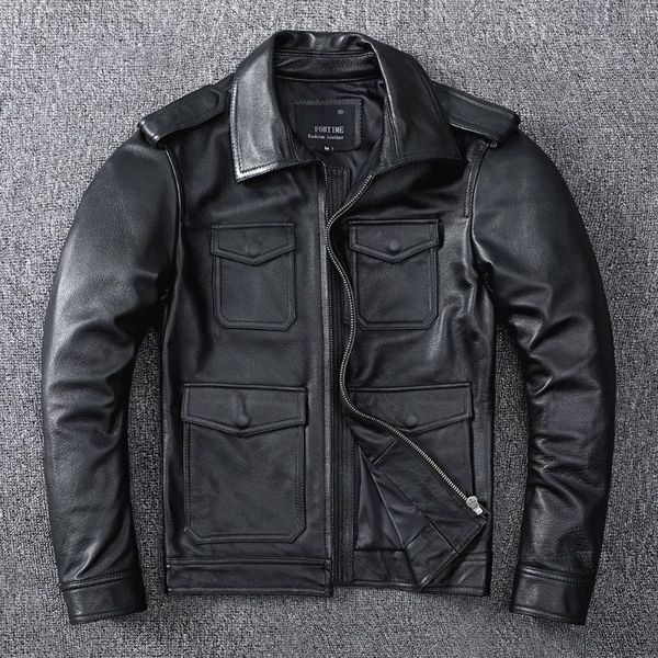 men's leather faux 2023 autumn winter fashion genuine jacket vintage cowhide coat men slim fit casual biker 5xl 230324, Black
men's leather faux 2023 autumn winter fashion genuine jacket vintage cowhide coat men slim fit casual biker 5xl 230324, Black