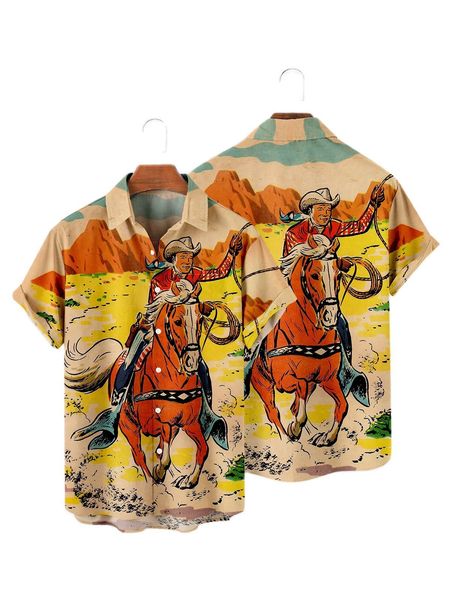 men's casual shirts hawaiian cowboy men's shirt cool 3d digital print plus size western america men's with pocket vintage sty, White;black
men's casual shirts hawaiian cowboy men's shirt cool 3d digital print plus size western america men's with pocket vintage sty, White;black