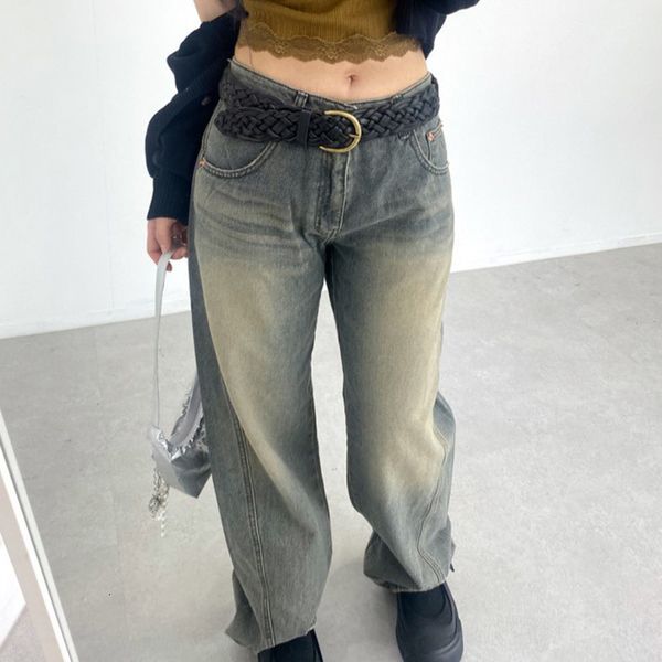 women's jeans y2k retro do old distressed denim pants 00s aesthetics grunge vintage jean korean harajuku streetwear loose straight trou, Blue
women's jeans y2k retro do old distressed denim pants 00s aesthetics grunge vintage jean korean harajuku streetwear loose straight trou, Blue