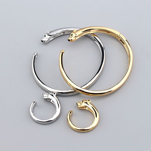 gold bracelet for men high end luxury smooth leopard bracelet bangle fashion cuff bracelet jewelry mens designer women jewlery party gifts a, Black
gold bracelet for men high end luxury smooth leopard bracelet bangle fashion cuff bracelet jewelry mens designer women jewlery party gifts a, Black