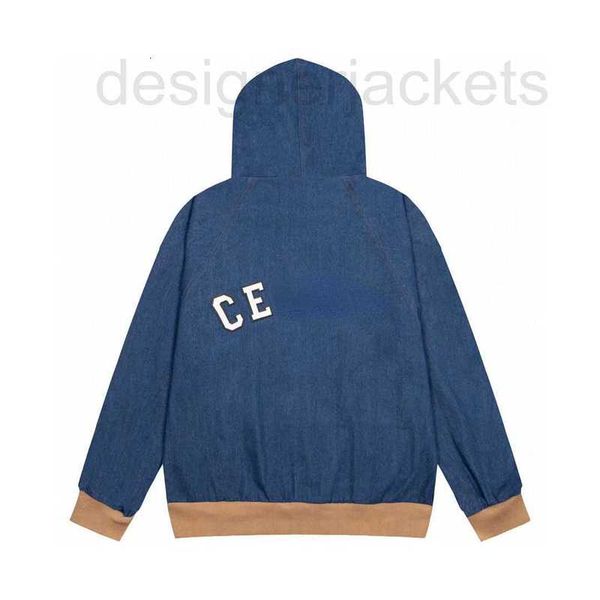 men's jackets designer jacket mens leather sticker letter embroidered denim hoodie couple style zipper sweater tgwr, Black;brown
men's jackets designer jacket mens leather sticker letter embroidered denim hoodie couple style zipper sweater tgwr, Black;brown
