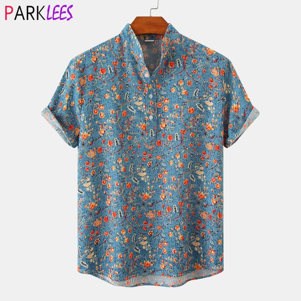 men's casual shirts summer short sleeve floral hawaiian shirt men half placket collar beach shirt men casual holiday vacation clothing, White;black
men's casual shirts summer short sleeve floral hawaiian shirt men half placket collar beach shirt men casual holiday vacation clothing, White;black