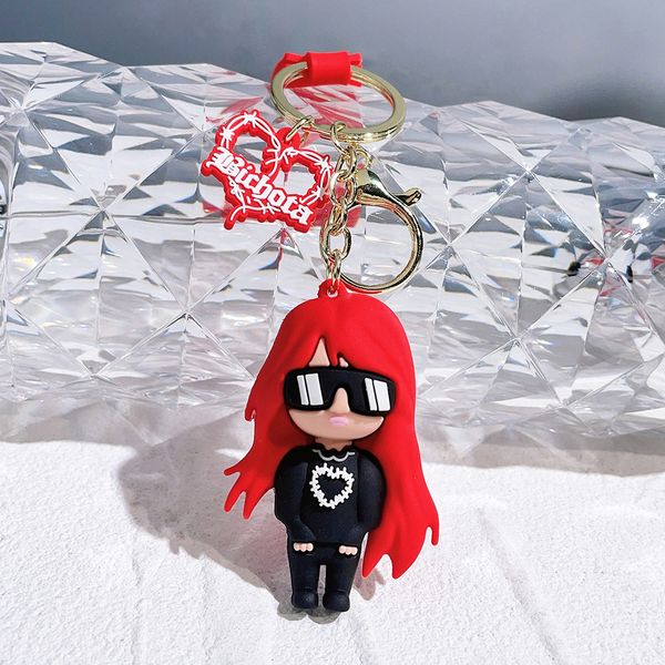 fashion animation singer karol g character jewelry keychain backpack key ring accessories hanger multi colors, Red;brown
fashion animation singer karol g character jewelry keychain backpack key ring accessories hanger multi colors, Red;brown