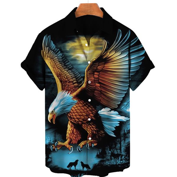 men's casual shirts men shirts summer short sleeve soaring eagle 3d print tees fashion animal shirt male clothing loose beach hawaiian, White;black
men's casual shirts men shirts summer short sleeve soaring eagle 3d print tees fashion animal shirt male clothing loose beach hawaiian, White;black