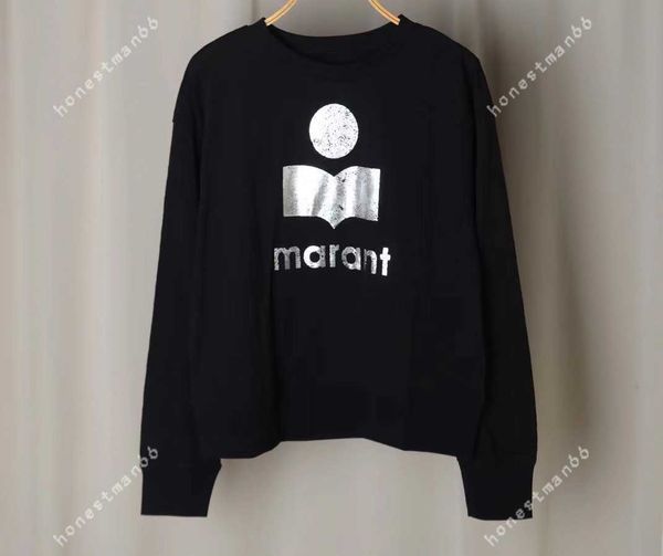 2023ss isabel marant designer cotton fashion classic sweatshirt new is letter sequins print straight casual pullover sports women long slee, Black
2023ss isabel marant designer cotton fashion classic sweatshirt new is letter sequins print straight casual pullover sports women long slee, Black