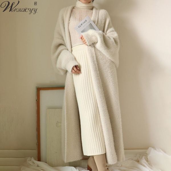 women's knits tee faux mink fur cardigans for luxury long sweaters oversize coat spring autumn winter fashion warm knitt sweater jacke, White
women's knits tee faux mink fur cardigans for luxury long sweaters oversize coat spring autumn winter fashion warm knitt sweater jacke, White