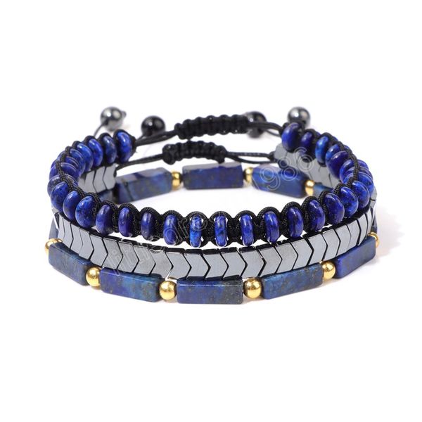 3pcs/set stone braided bracelets for men lapis lazuli amethysts hematite beads bracelet set body-purify slimming yoga jewelry, Golden;silver
3pcs/set stone braided bracelets for men lapis lazuli amethysts hematite beads bracelet set body-purify slimming yoga jewelry, Golden;silver