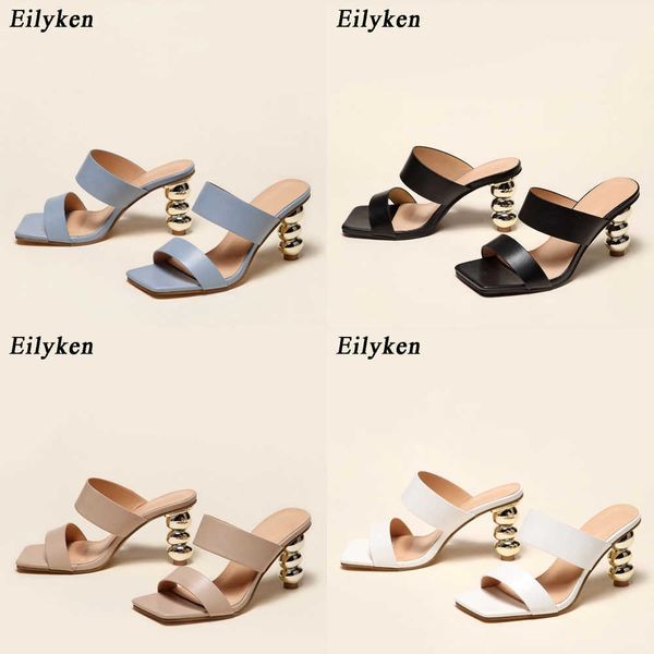 sandals new design metal strange high heels summer women slipper elegant square toe slip-on sliders shoes ladies sandals size 42 230316, Black
sandals new design metal strange high heels summer women slipper elegant square toe slip-on sliders shoes ladies sandals size 42 230316, Black