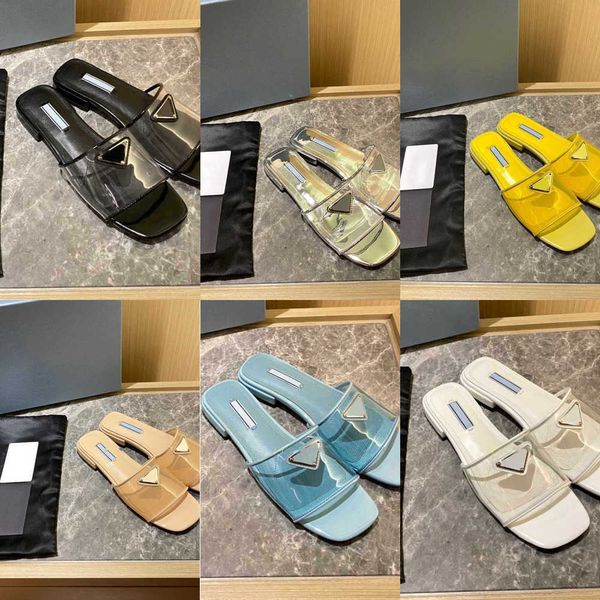 designer women sandals triangle jelly flat heels slippers transparent pvc summer slides rubber sole leather inside enameled metal buckle mul, Black
designer women sandals triangle jelly flat heels slippers transparent pvc summer slides rubber sole leather inside enameled metal buckle mul, Black