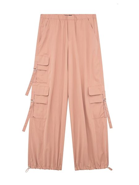 men's pants yenkye 2023 women fashion patch pockets nylon parachute vintage elastic mid waist female jogger casual trousers mujer 23032, Black
men's pants yenkye 2023 women fashion patch pockets nylon parachute vintage elastic mid waist female jogger casual trousers mujer 23032, Black