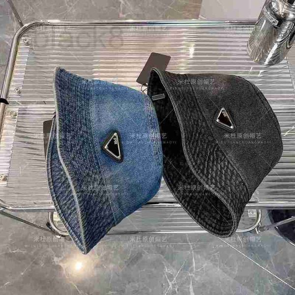 wide brim hats & bucket designer 23 spring/summer new denim canvas triangle couple fisherman versatile fashion casual c4v6, Blue;gray
wide brim hats & bucket designer 23 spring/summer new denim canvas triangle couple fisherman versatile fashion casual c4v6, Blue;gray
