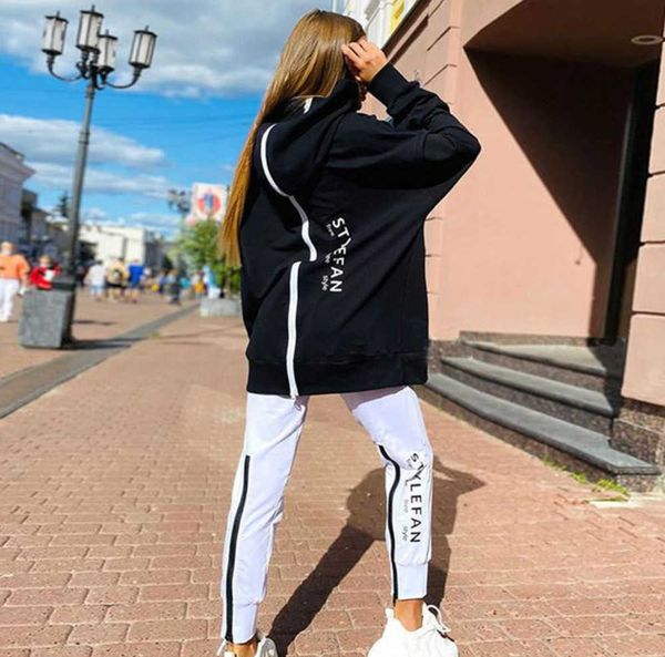 women's tracksuits design tidal current set back designer zipper long hoodies pants autumn thin sportswear female pullover streetwear j, Gray
women's tracksuits design tidal current set back designer zipper long hoodies pants autumn thin sportswear female pullover streetwear j, Gray