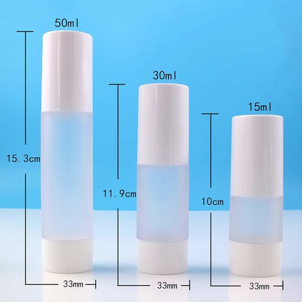 100pcs/lot 15ml 30ml 50ml empty plastic cosmetic bottle travel liquid bottles white airless pump vacuum toiletries container
100pcs/lot 15ml 30ml 50ml empty plastic cosmetic bottle travel liquid bottles white airless pump vacuum toiletries container