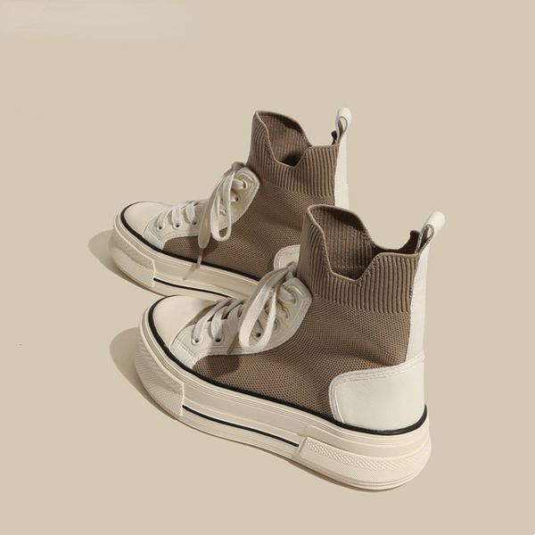 dress shoes winter knitting elastic sock boot short thick soled casual high single breathable ankle women 230324, Black
dress shoes winter knitting elastic sock boot short thick soled casual high single breathable ankle women 230324, Black