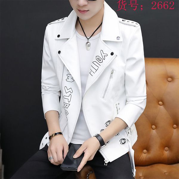 men's leather faux men motorcycle jacket 2023 spring and autumn coat slim youth casual handsome student 230324, Black
men's leather faux men motorcycle jacket 2023 spring and autumn coat slim youth casual handsome student 230324, Black