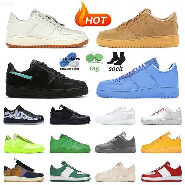 2023 newdesigner tiffany and co af1 sneakers running shoes airforce 1 travis scotts wheat offs white af1 mca skeleton black classic triple w
2023 newdesigner tiffany and co af1 sneakers running shoes airforce 1 travis scotts wheat offs white af1 mca skeleton black classic triple w