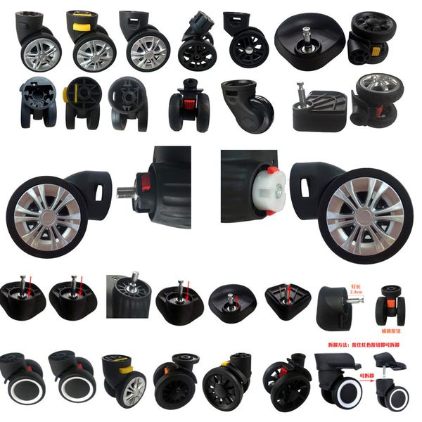 bag parts accessories suitcase luggage replacement accessories dismountable removable universal wheels plug-in detachable wheel pulley repai, Black
bag parts accessories suitcase luggage replacement accessories dismountable removable universal wheels plug-in detachable wheel pulley repai, Black