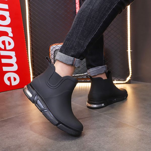 rain boots men rainboots waterproof rain boots ankle fishing car wash water shoes pvc male winter fashion outdoor flat non-slip comfortable, Black;red
rain boots men rainboots waterproof rain boots ankle fishing car wash water shoes pvc male winter fashion outdoor flat non-slip comfortable, Black;red