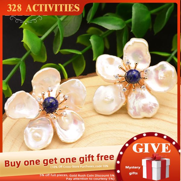 stud glseevo handmade 925 sterling silver natural lapis lazuli baroque flower pearl stud earrings for women gift jewellery ge0678 230324, Golden;silver
stud glseevo handmade 925 sterling silver natural lapis lazuli baroque flower pearl stud earrings for women gift jewellery ge0678 230324, Golden;silver