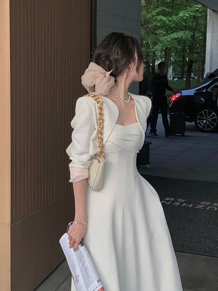 two piece dress suit women elegant autumn fashion evening party vintage clothes office lady coat and sets suits 230325, White
two piece dress suit women elegant autumn fashion evening party vintage clothes office lady coat and sets suits 230325, White