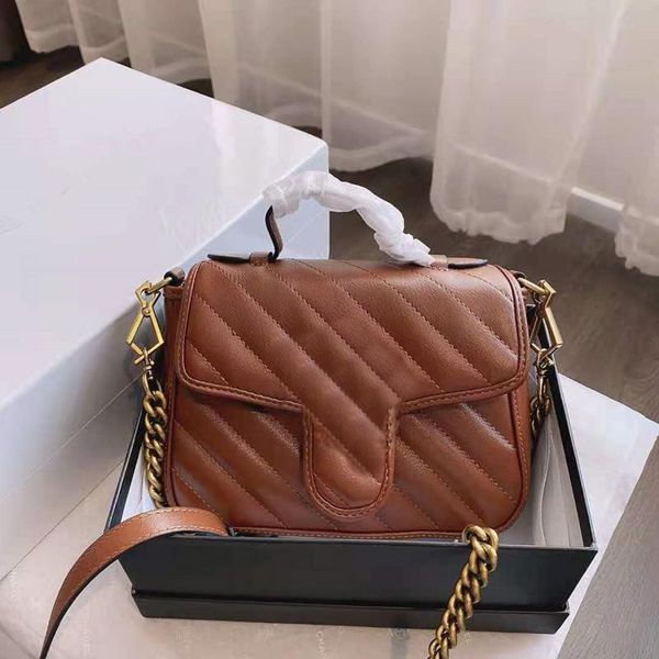 women bag genuine leather brown handbag designer handbags twill small bread chain girls shoulder bags woman inclined across purses
women bag genuine leather brown handbag designer handbags twill small bread chain girls shoulder bags woman inclined across purses