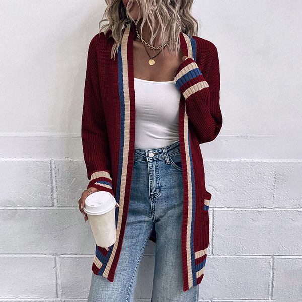 women's knits tees ucak striped sweater jacket knitted cardigan for women fashion patchwork 2023 elegant loose long outerwear y2k cloth, White
women's knits tees ucak striped sweater jacket knitted cardigan for women fashion patchwork 2023 elegant loose long outerwear y2k cloth, White