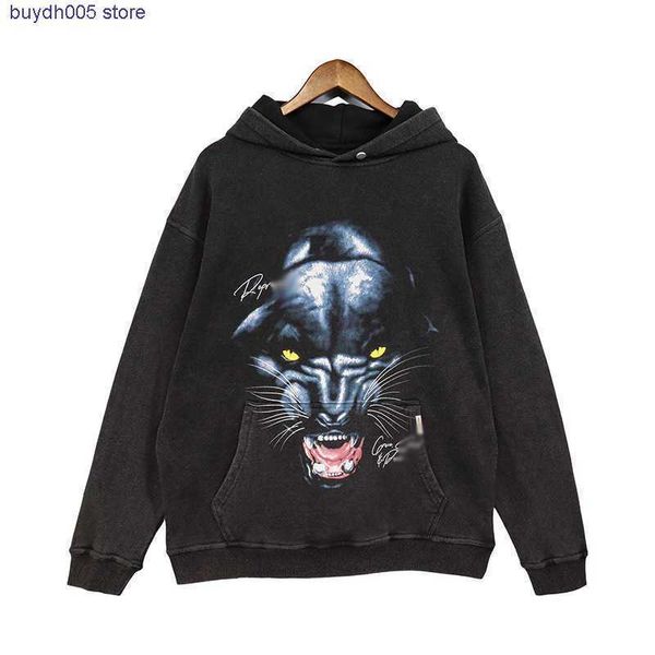 958a new men's and women's hoodies fashion design brand present leopard head english print wash hooded sweater hy0r, Black
958a new men's and women's hoodies fashion design brand present leopard head english print wash hooded sweater hy0r, Black