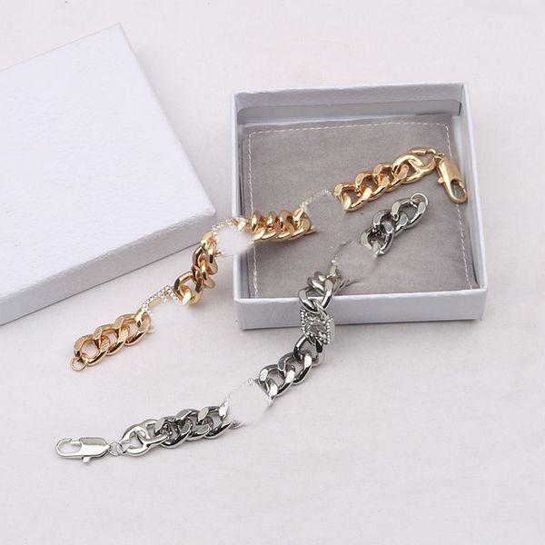 luxury desinger brand letter chain bracelet women 18k gold plated crystal rhinestone pearl wristband link couple gifts jewerlry accessories, Black
luxury desinger brand letter chain bracelet women 18k gold plated crystal rhinestone pearl wristband link couple gifts jewerlry accessories, Black