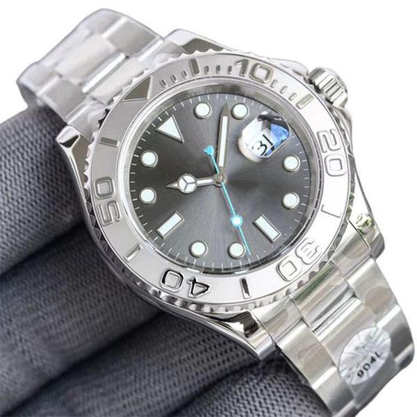 luxury mens watch with box 40mm black dial master automatic mechanical classic watches sapphire glass classic folding strap super luminous w, Slivery;brown
luxury mens watch with box 40mm black dial master automatic mechanical classic watches sapphire glass classic folding strap super luminous w, Slivery;brown